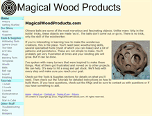 Tablet Screenshot of magicalwoodproducts.com
